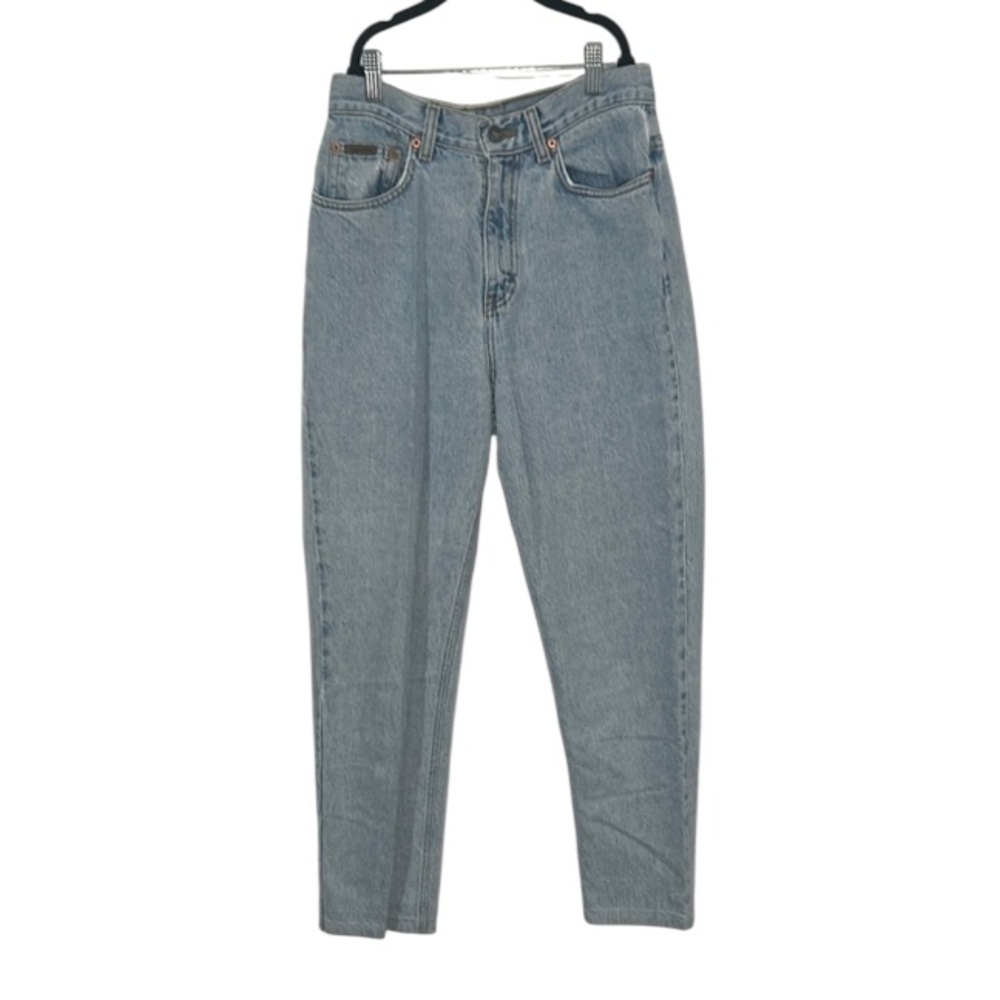 Calvin Klein Blue Straight Leg Jeans with Retro Charm 10